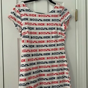 Mahi Gold Nautical Flag Dress